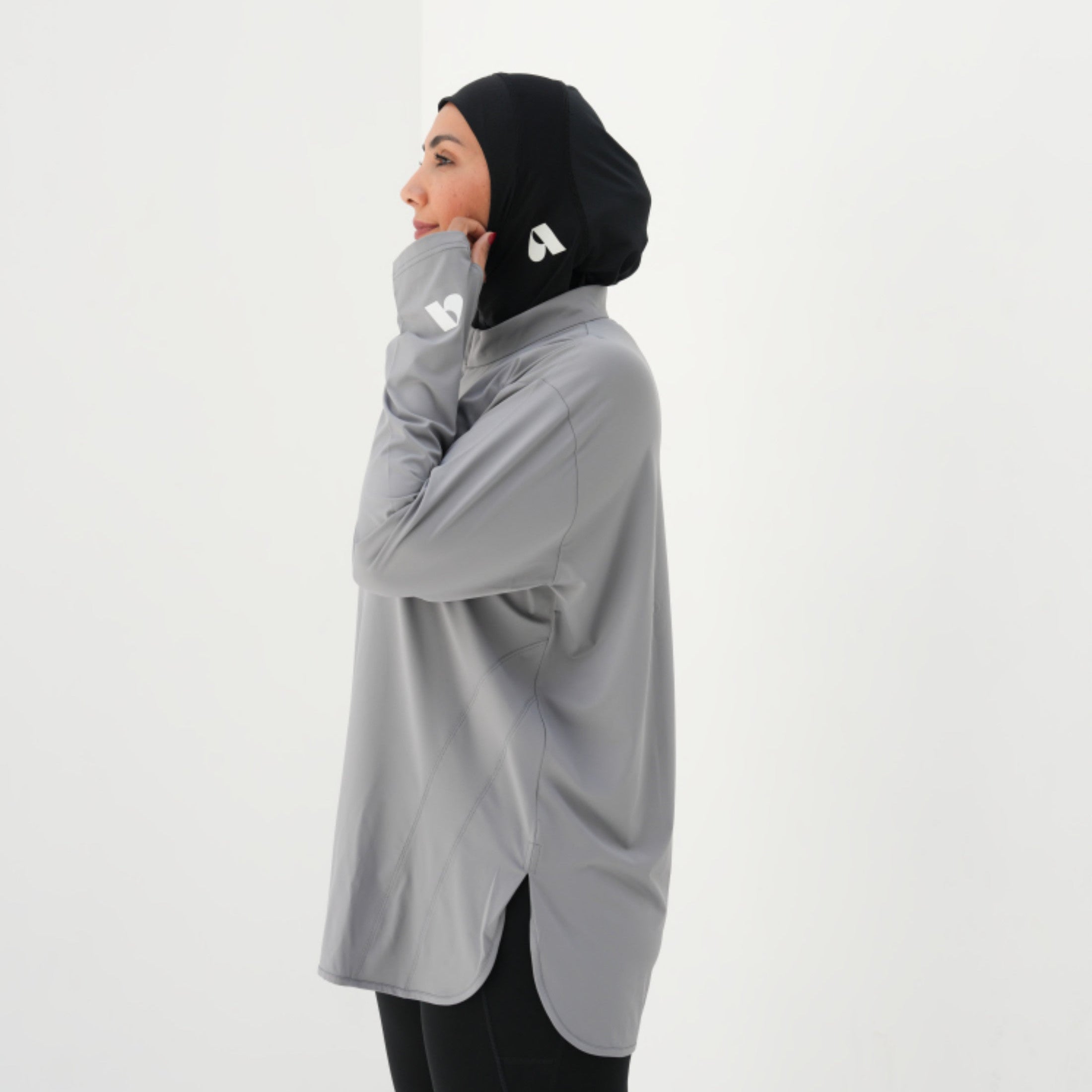 Her Move | Gray Long Sleeve Shirt