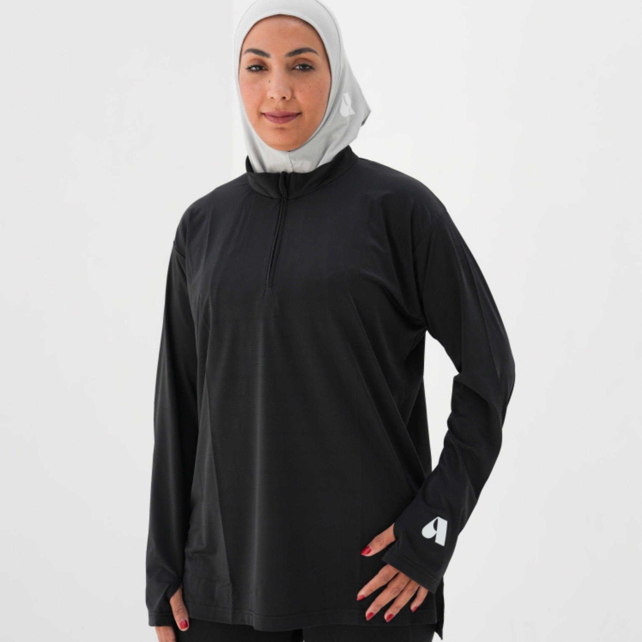 Her Flow | Black Long Sleeve Shirt