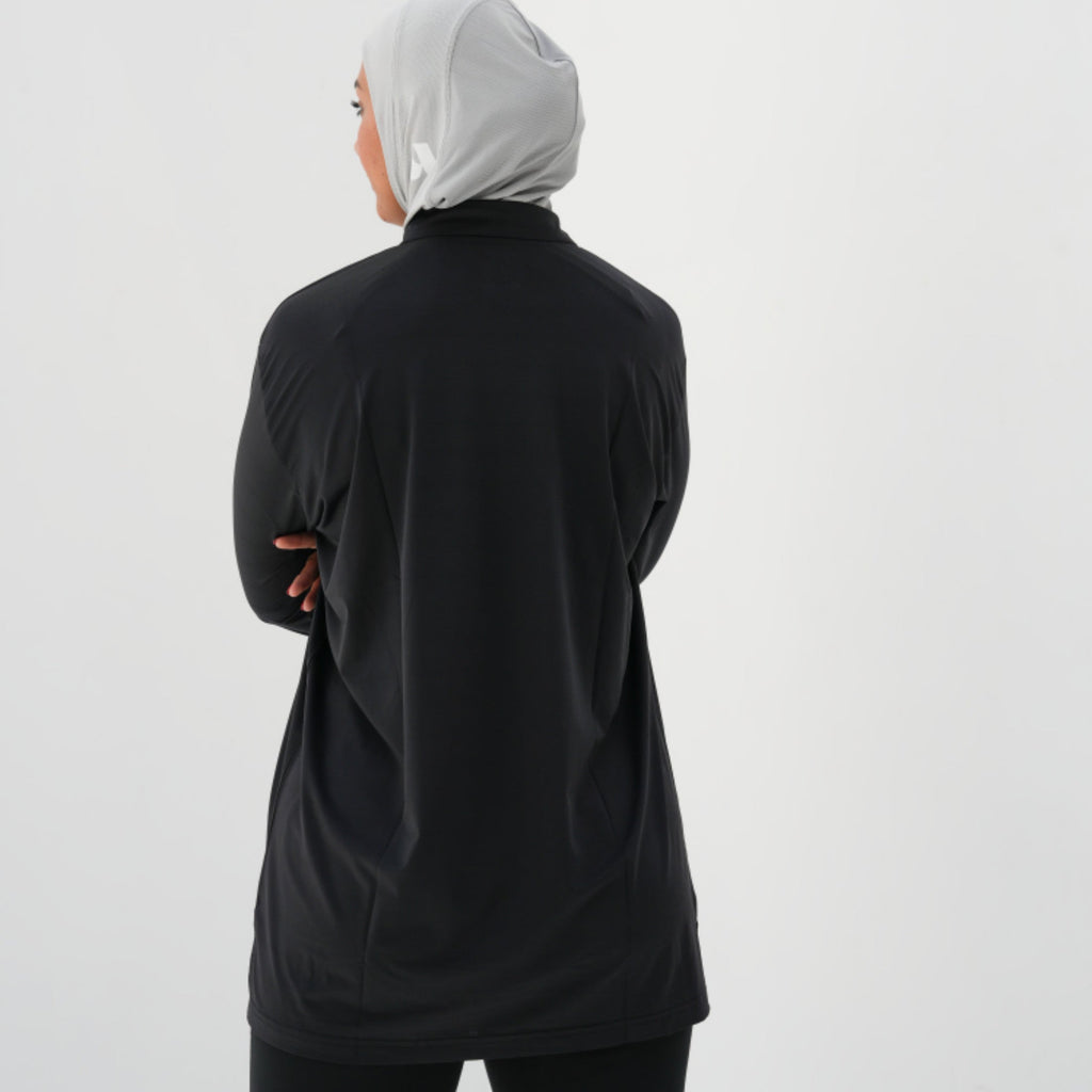 Her Flow | Black Long Sleeve Shirt