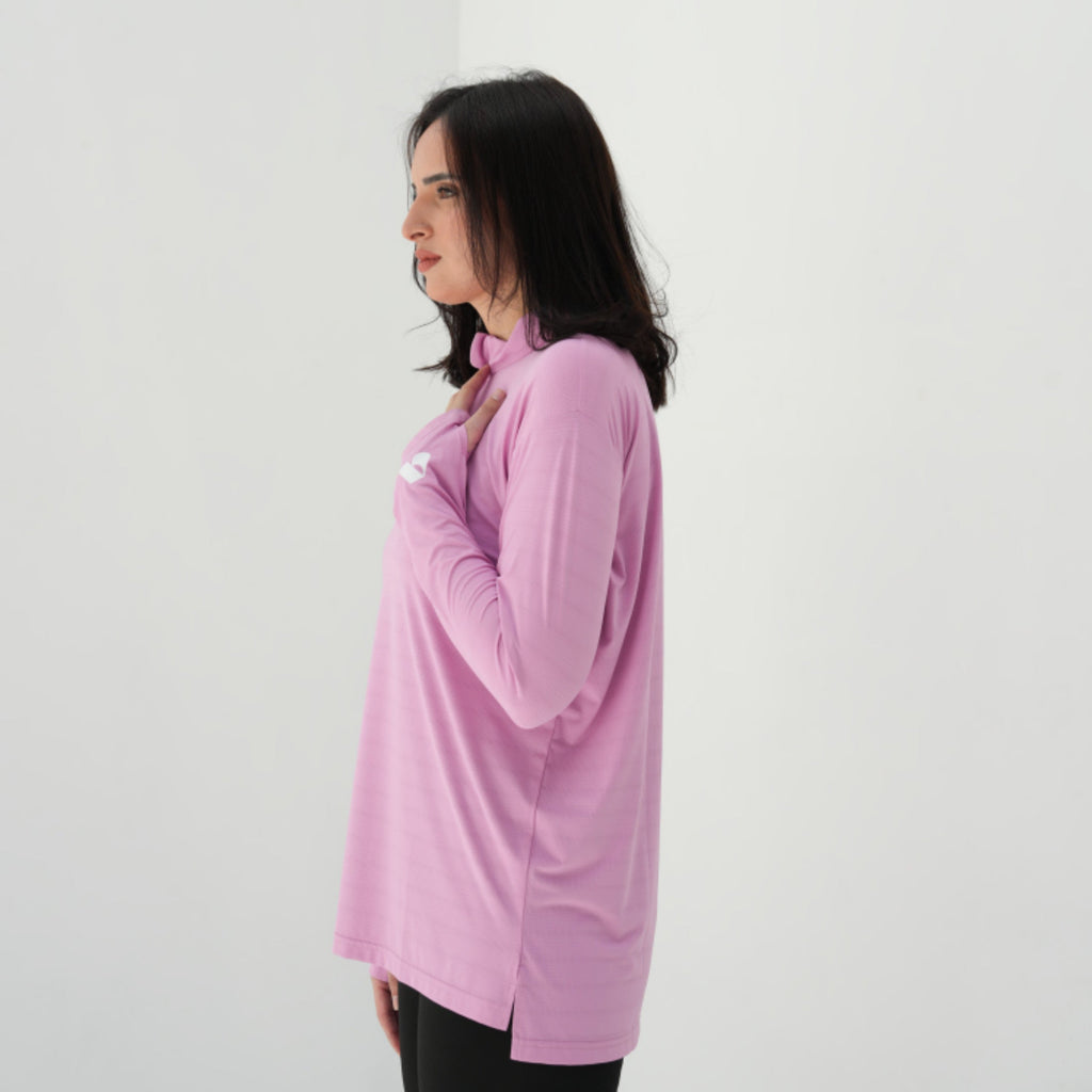 Her Flow | Pink Long Sleeve Shirt