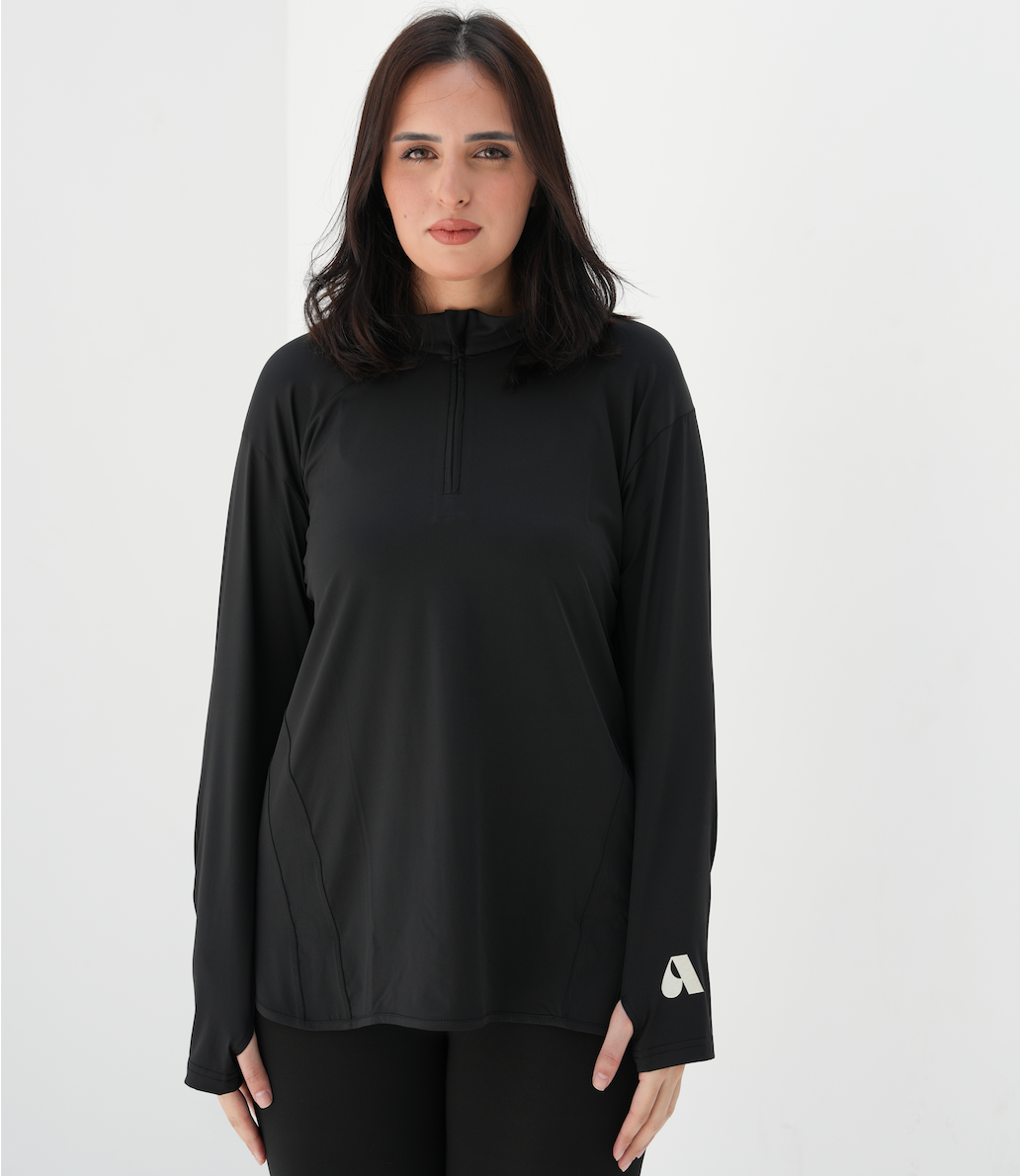 Her Move | Black Long Sleeve Shirt