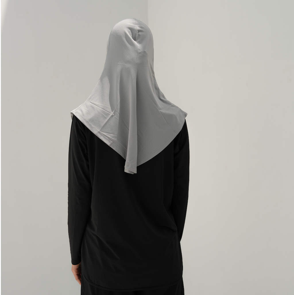 Her Motion | Gray Sports Hijab