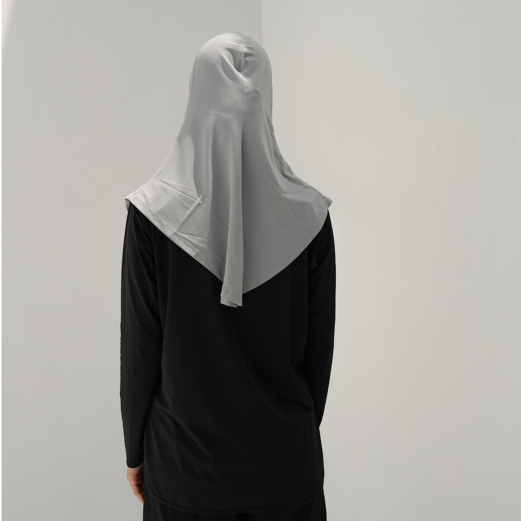 Her Motion | Gray Sports Hijab