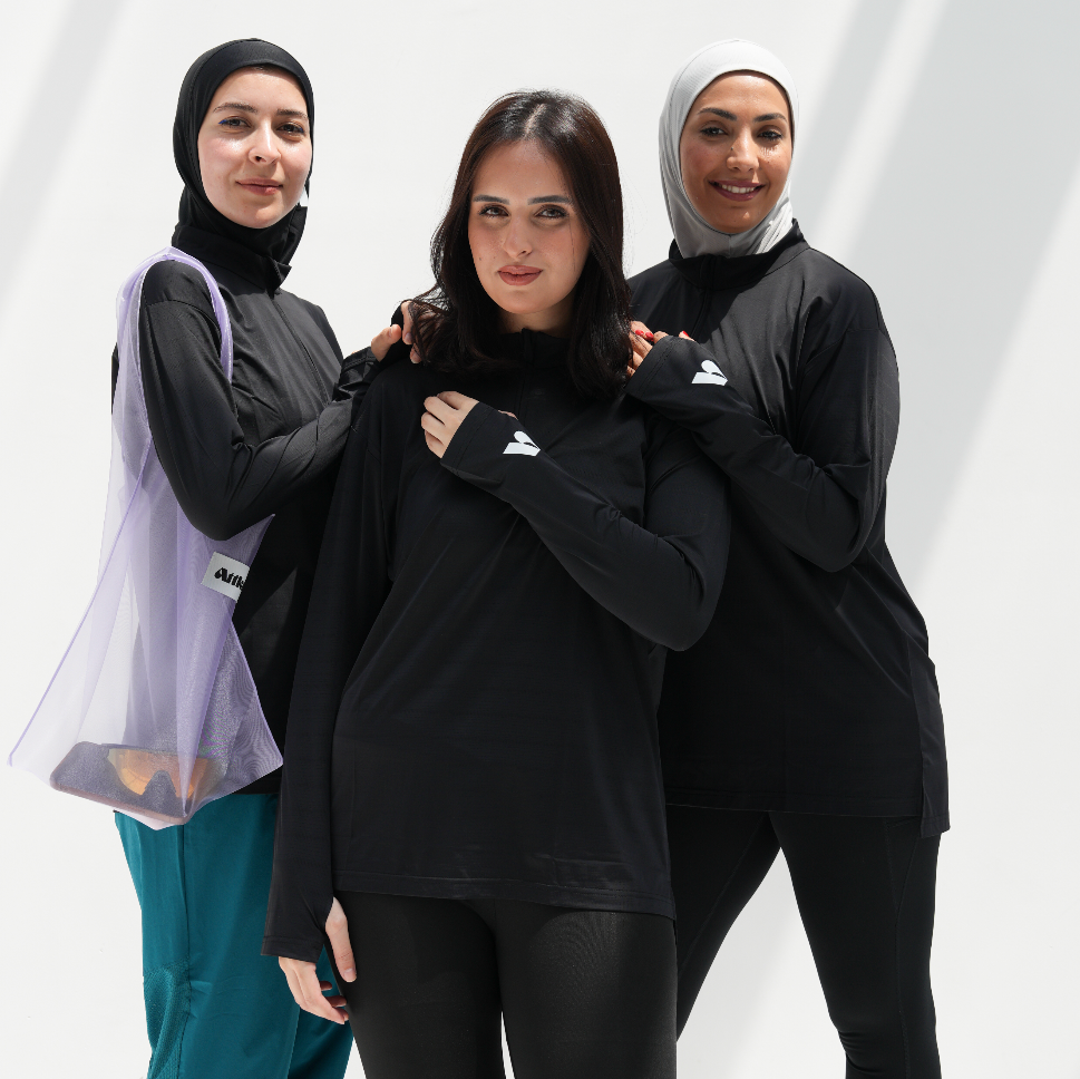 Her Flow | Black Long Sleeve Shirt