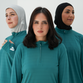 Her Flow | Petrol Blue Long Sleeve Shirt